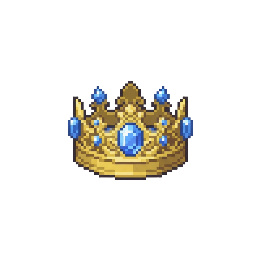 A Glowing Sapphire Crown