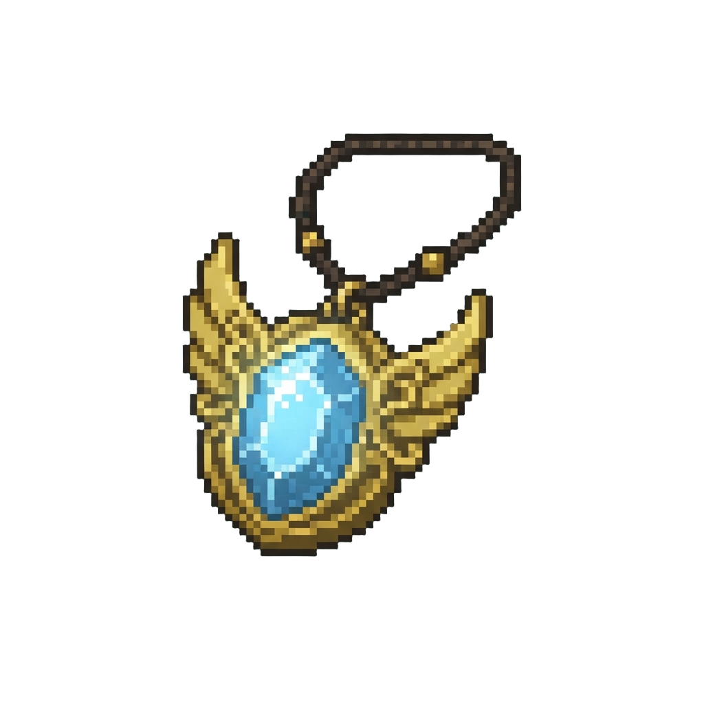 An Ancient Glowing Magic Amulet