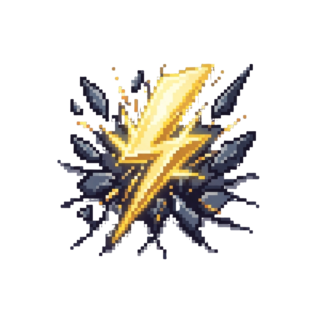 A Screen-shattering Lightning Flash on Final Knockback