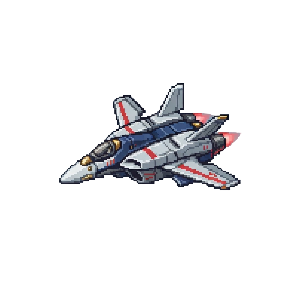 A Jet-powered Transformable Mecha Flight Unit Form
