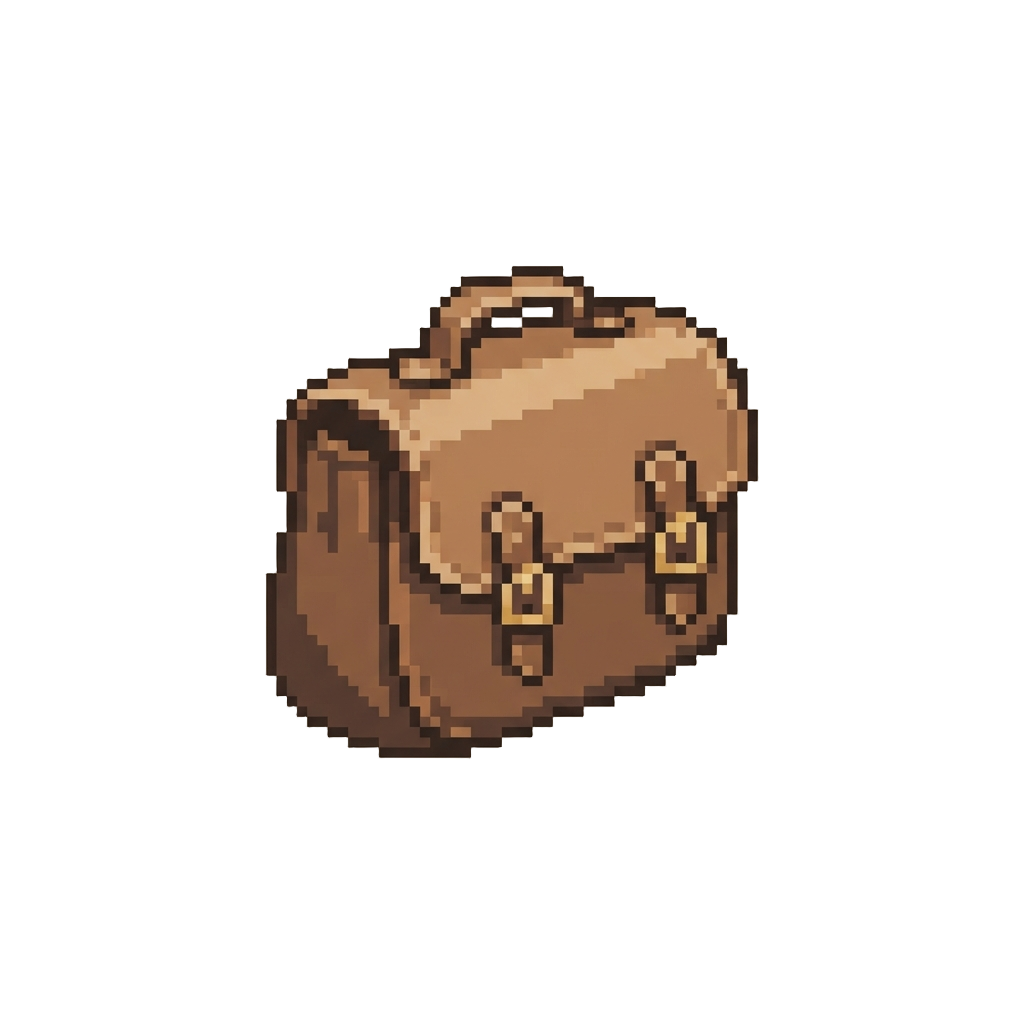 A Mini Leather Saddlebag