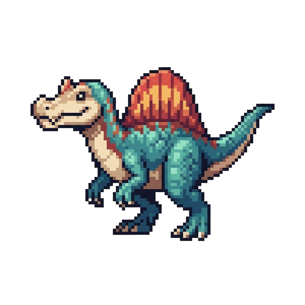 A Giant Friendly Spinosaurus