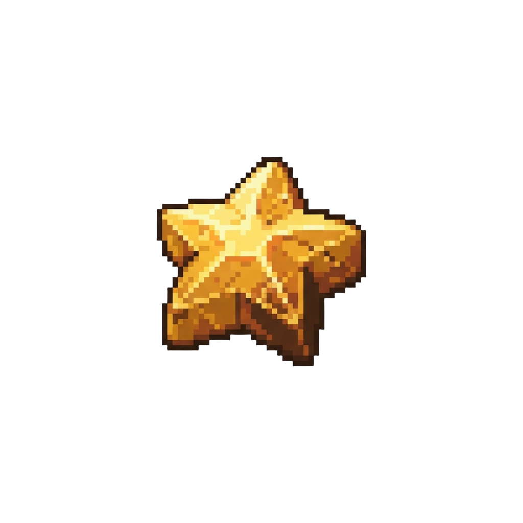 A Miniature Fallen Star Figurine