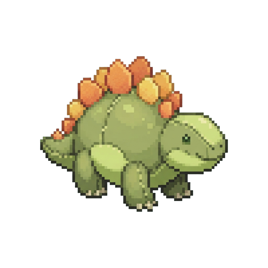 A Towering Plush Stegosaurus