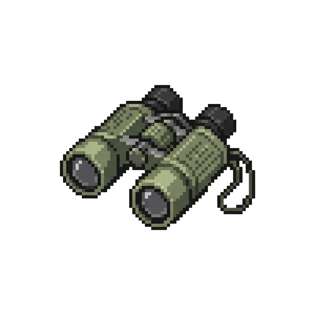 A Mini Pair of Jungle Binoculars