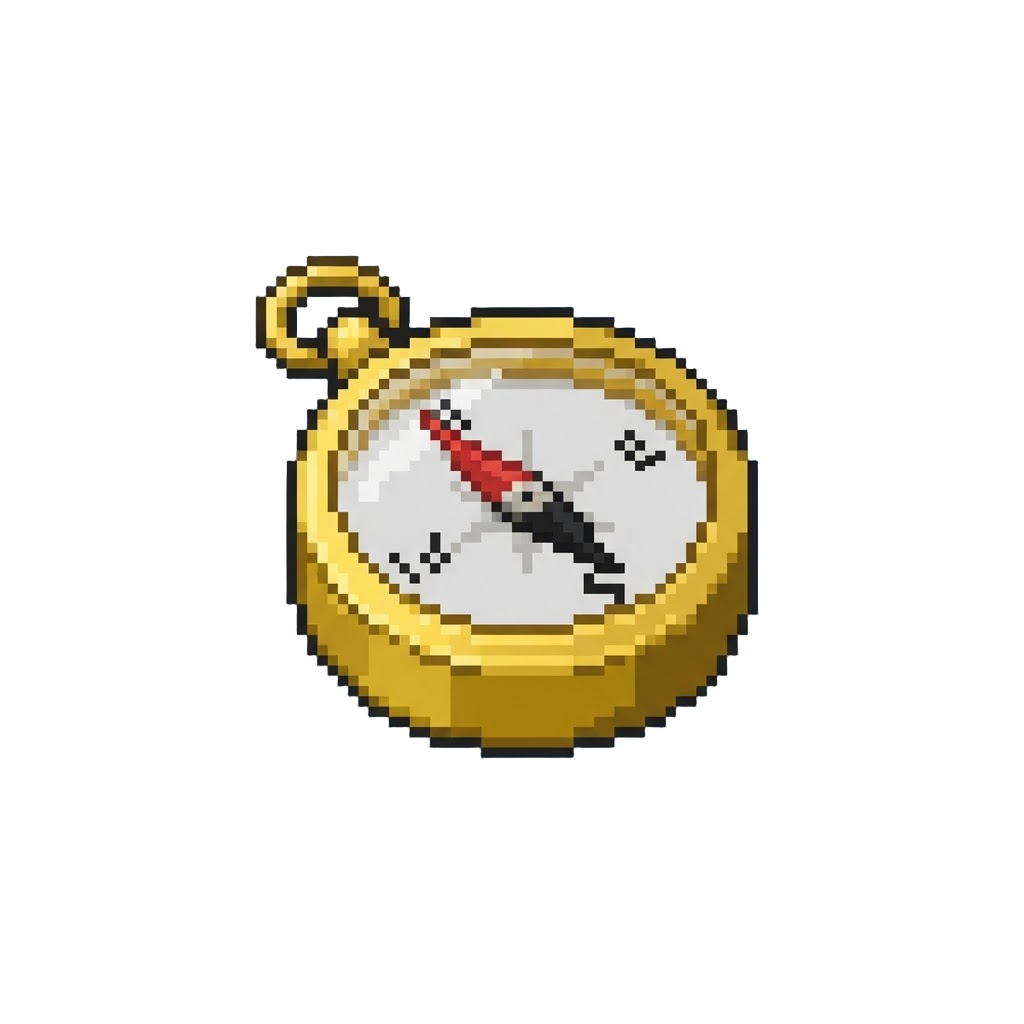 A Tiny Shiny Golden Compass