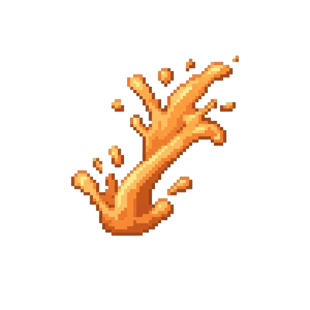 A Squirt of Sweet Dinosaur-fruit Juice Spraying Up