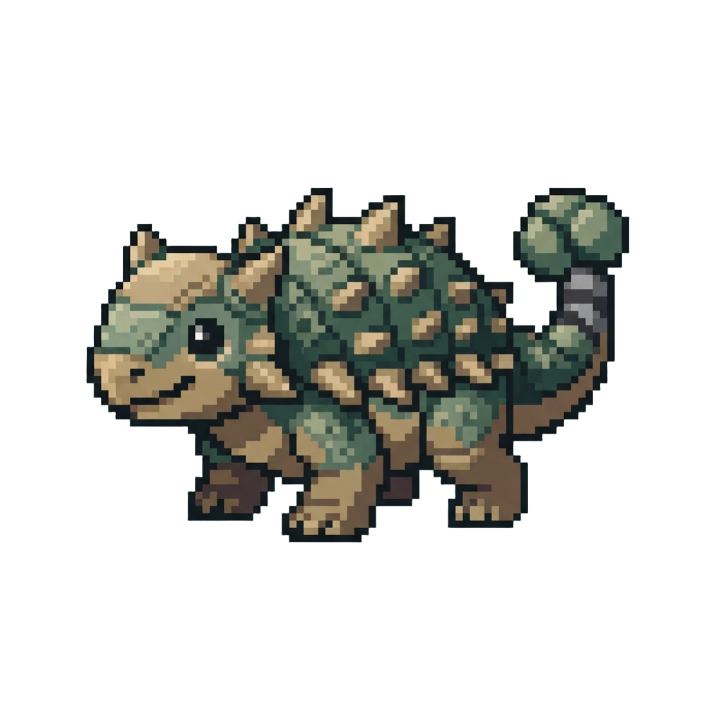 A Giant Funny Ankylosaurus
