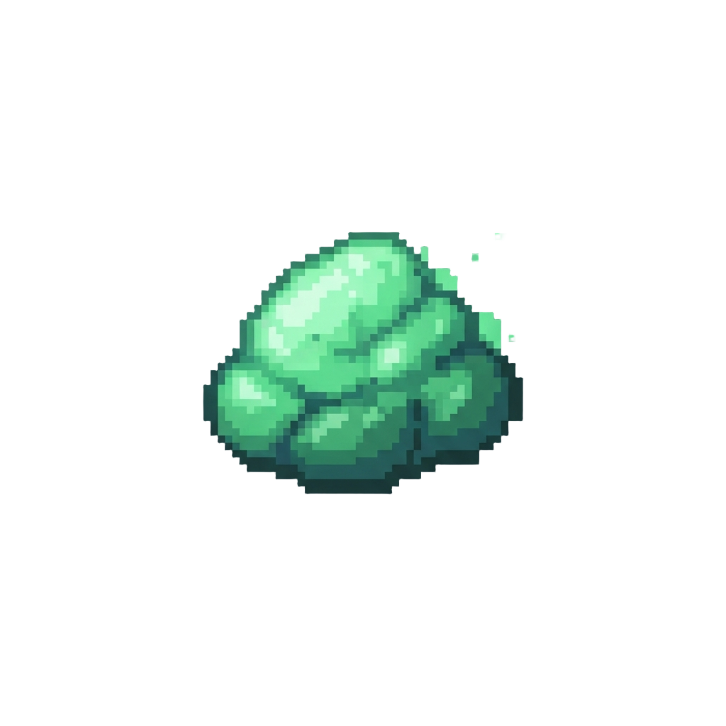 Glowing Green Mystical Bird Droppings
