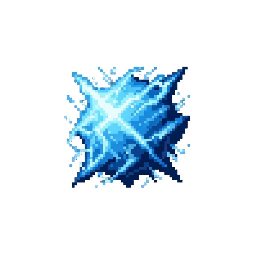 Crackling Blue Plasma Aura