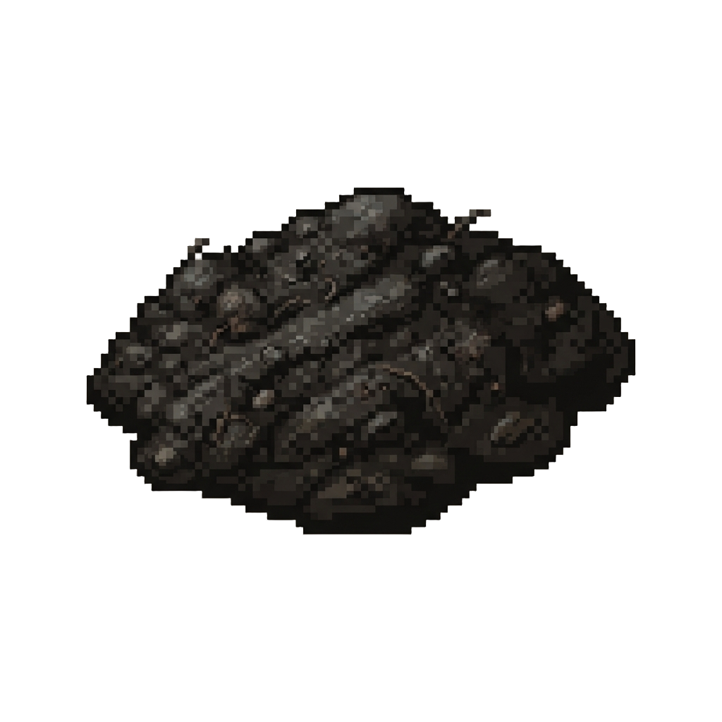 A Thick Layer of Wet Black Grave Dirt