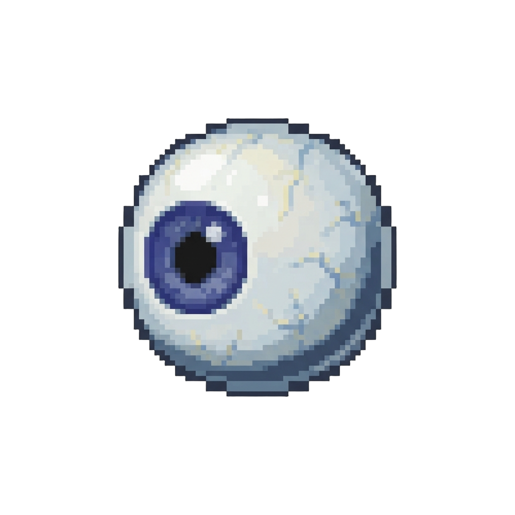 A Squishy Plastic Fake Eyeball