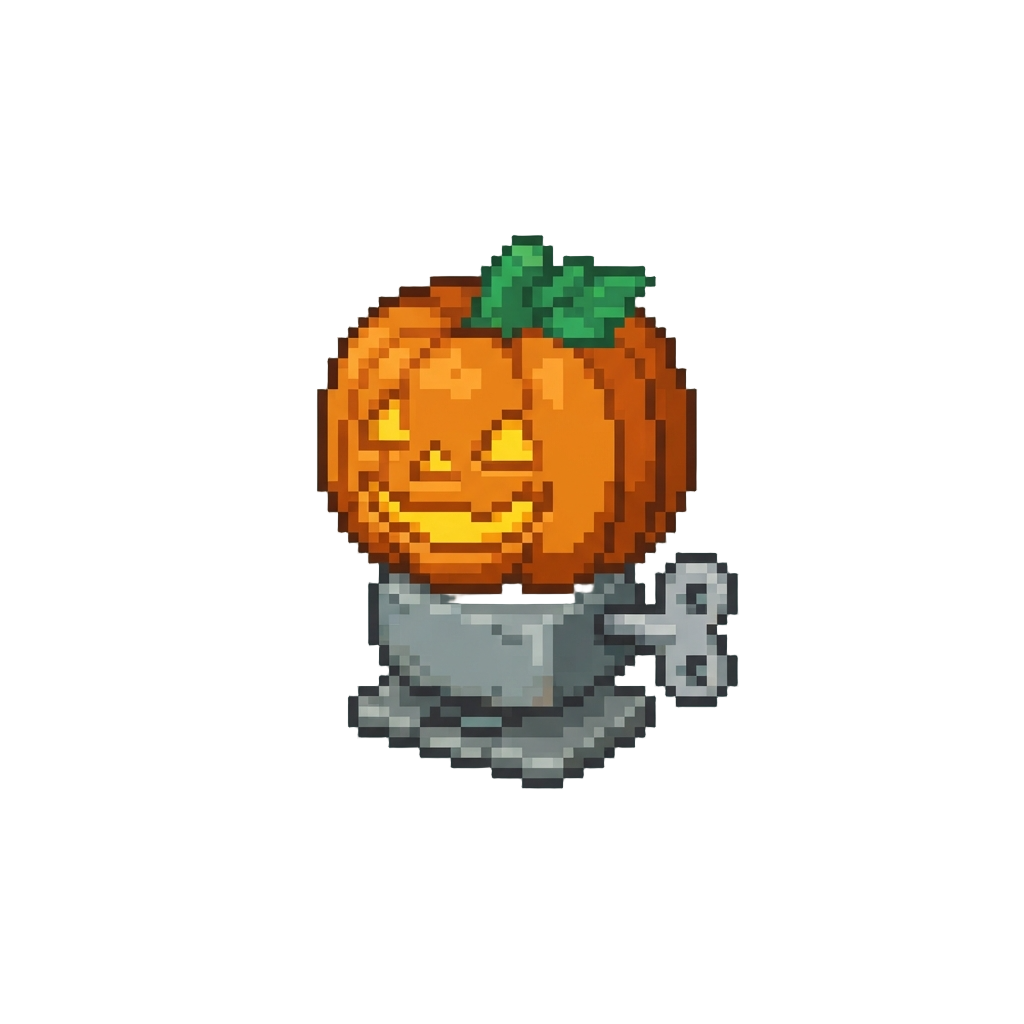 A Silly Jack-o'-lantern Wind-up Toy