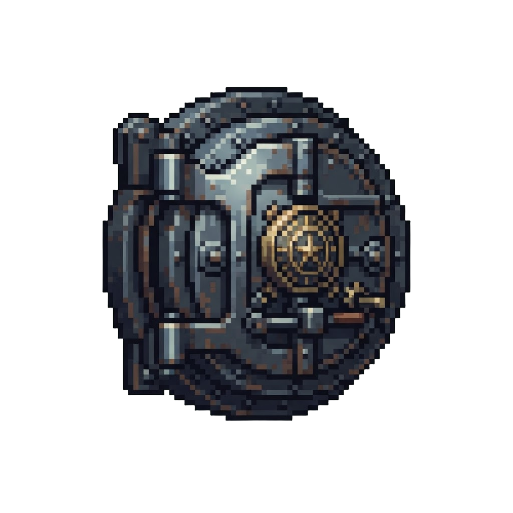 A Villainous Metal Vault Door