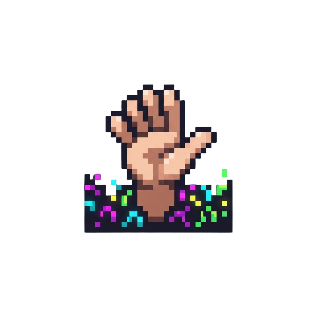 A Casual Wave to the Neon Crowd