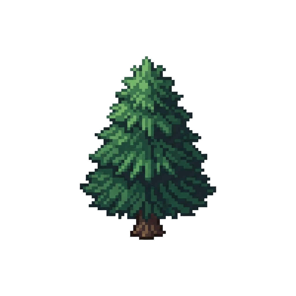 A Dense Evergreen Bush Tree