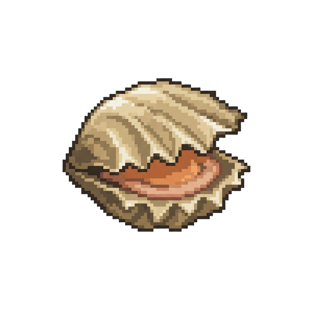 A Clam with Sharp Shells