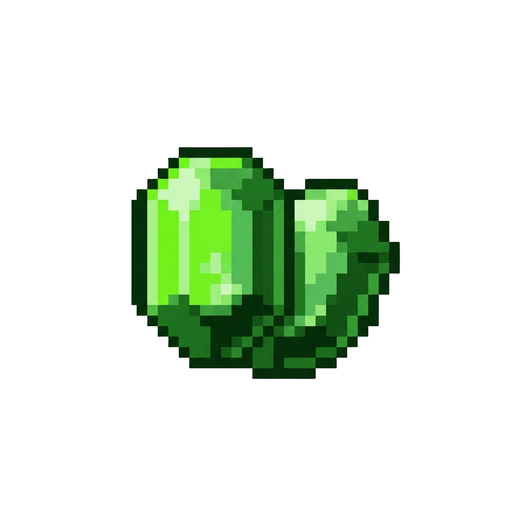 A Pair of Flawless Sparkling Forest-green Emerald Stones