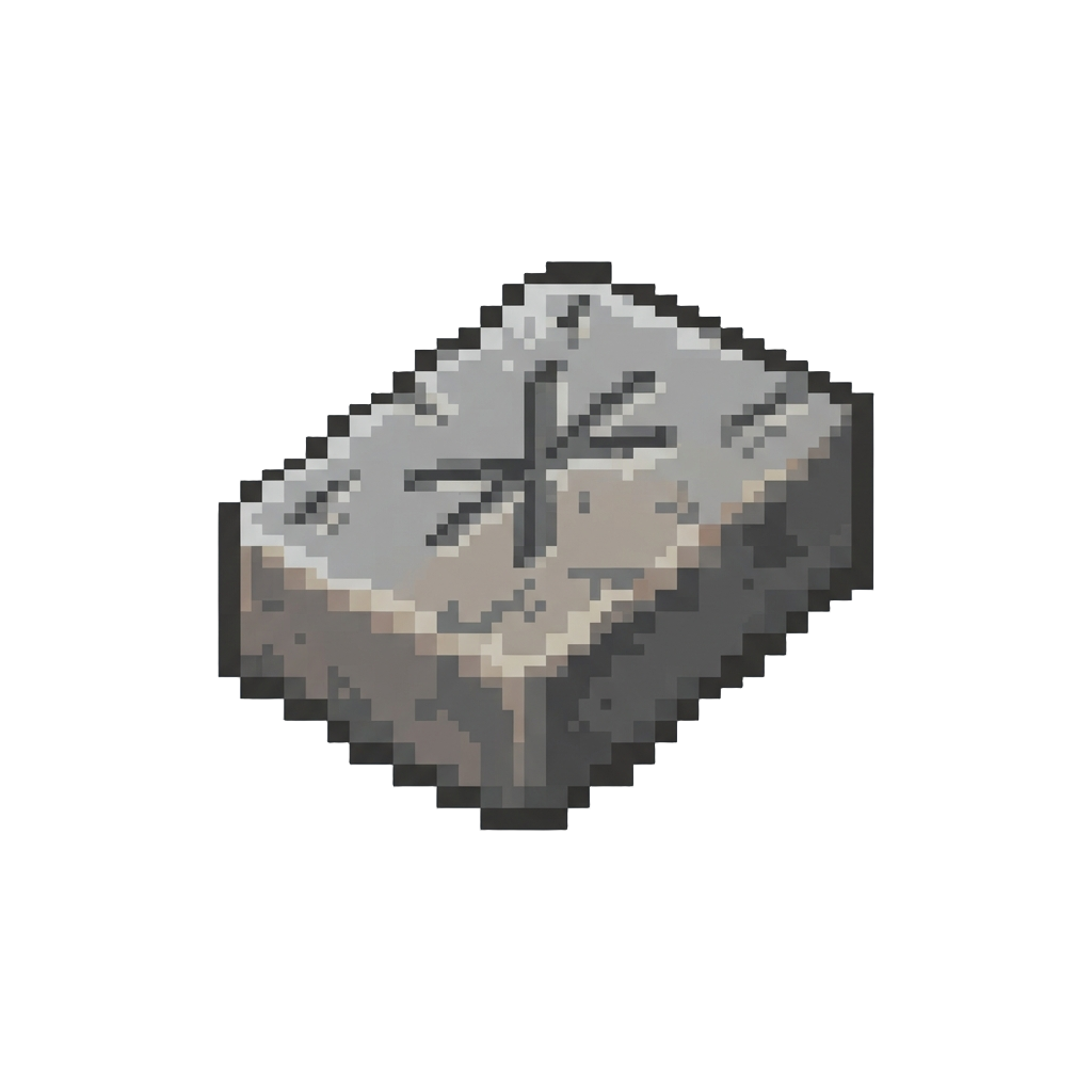 A Carved Stone Slab
