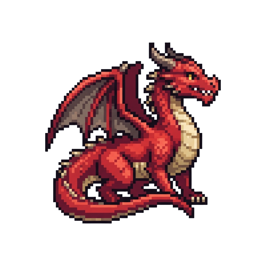 A Majestic Dragon