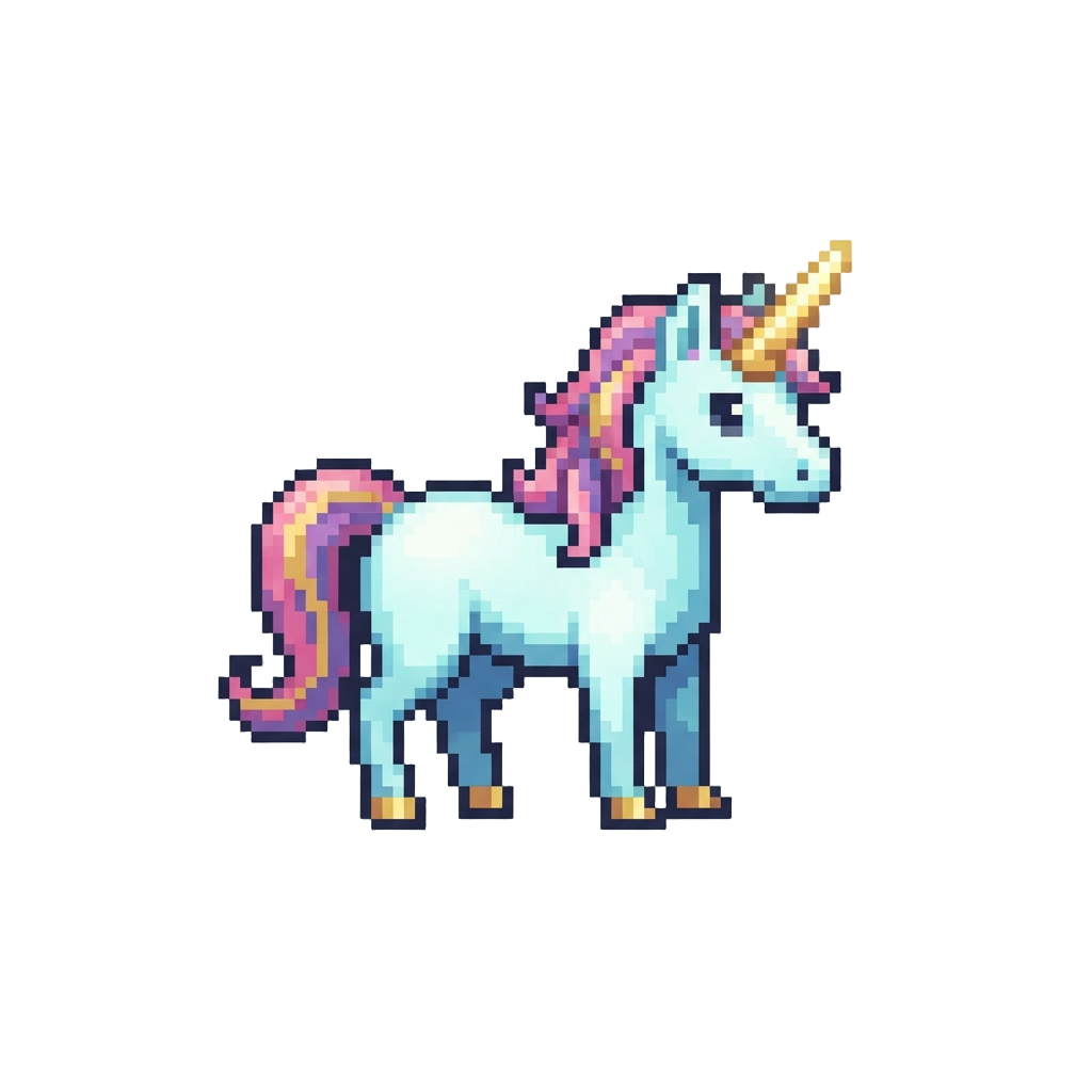 A Glowing Unicorn