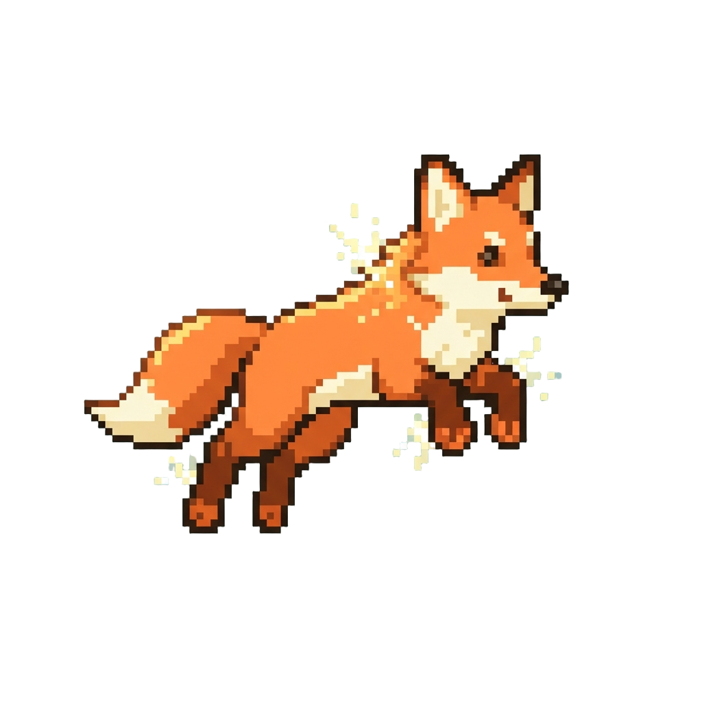 A Swift Radiant Fox Leaping Playfully