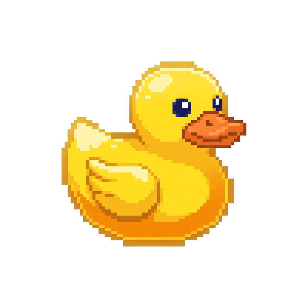 A Giant Glowing Rubber Ducky