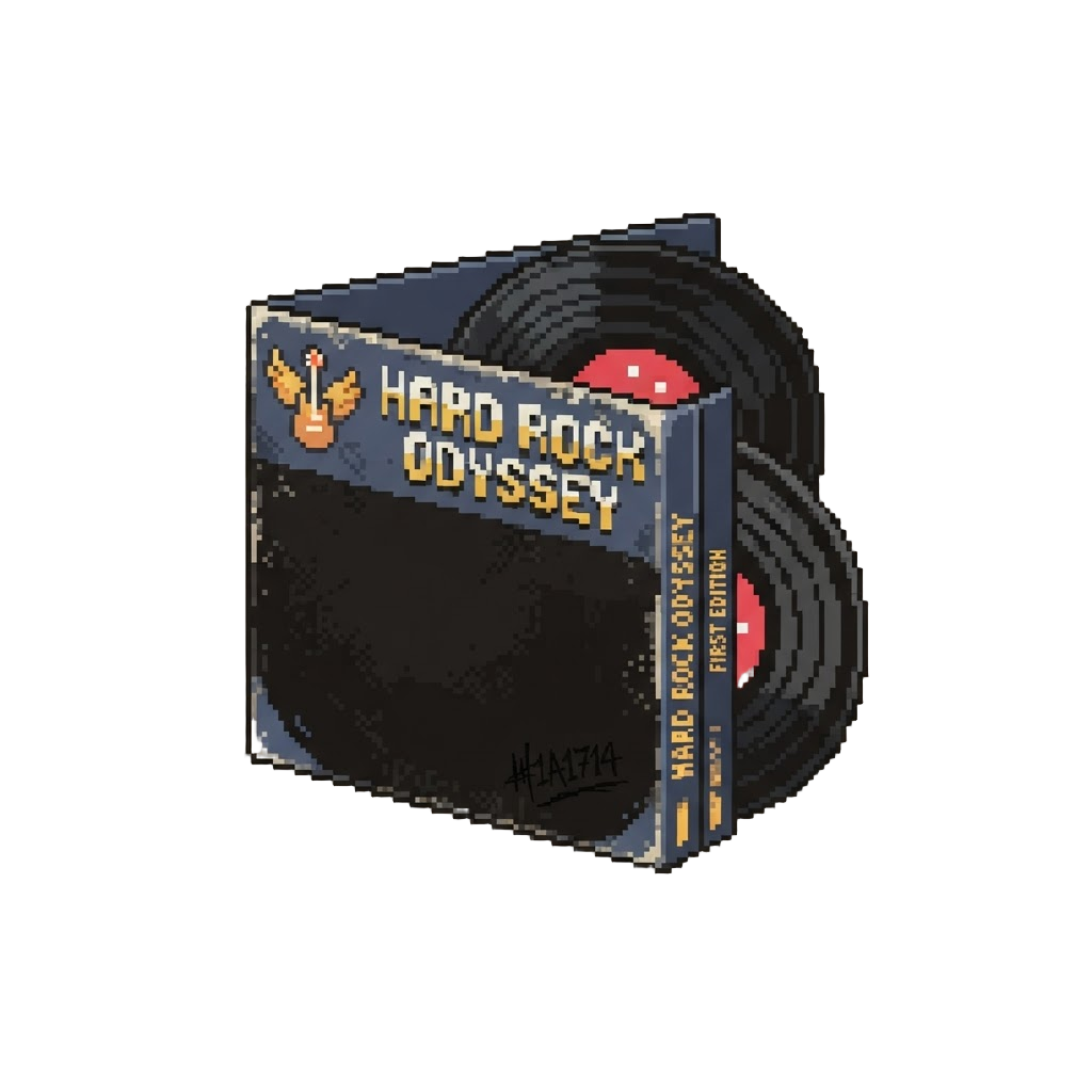 A Signed First-edition Hard Rock Odyssey Double Vinyl