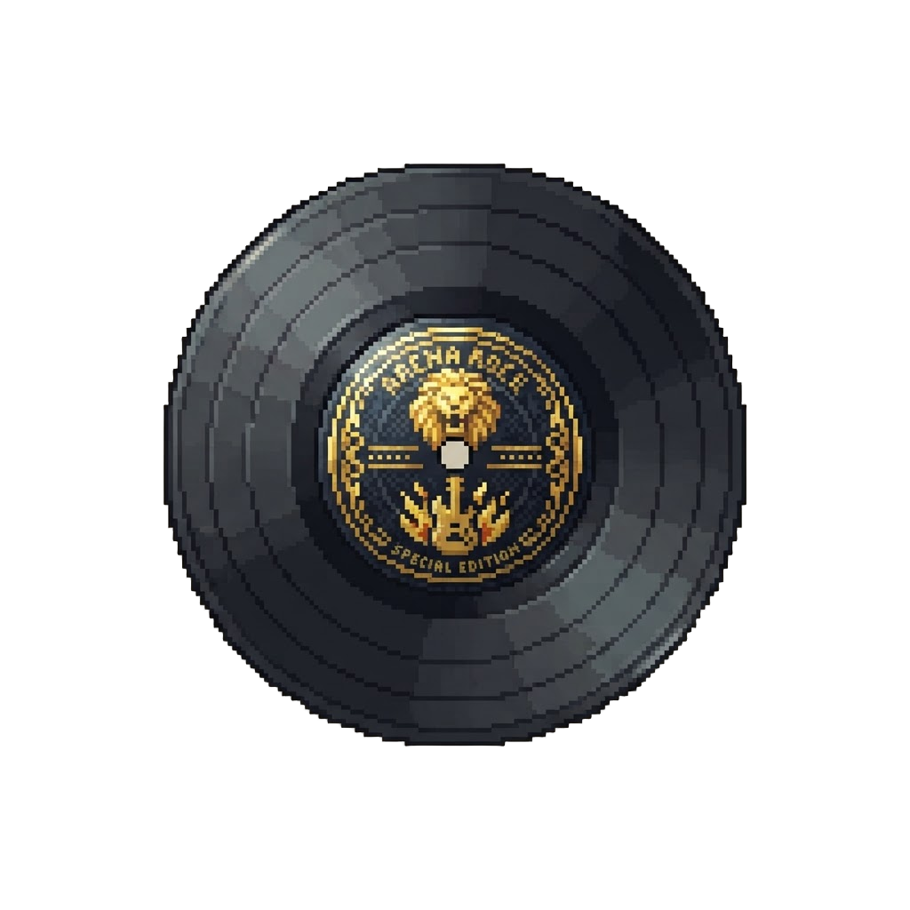 A Golden-stamped Arena Rock Special Edition Lp
