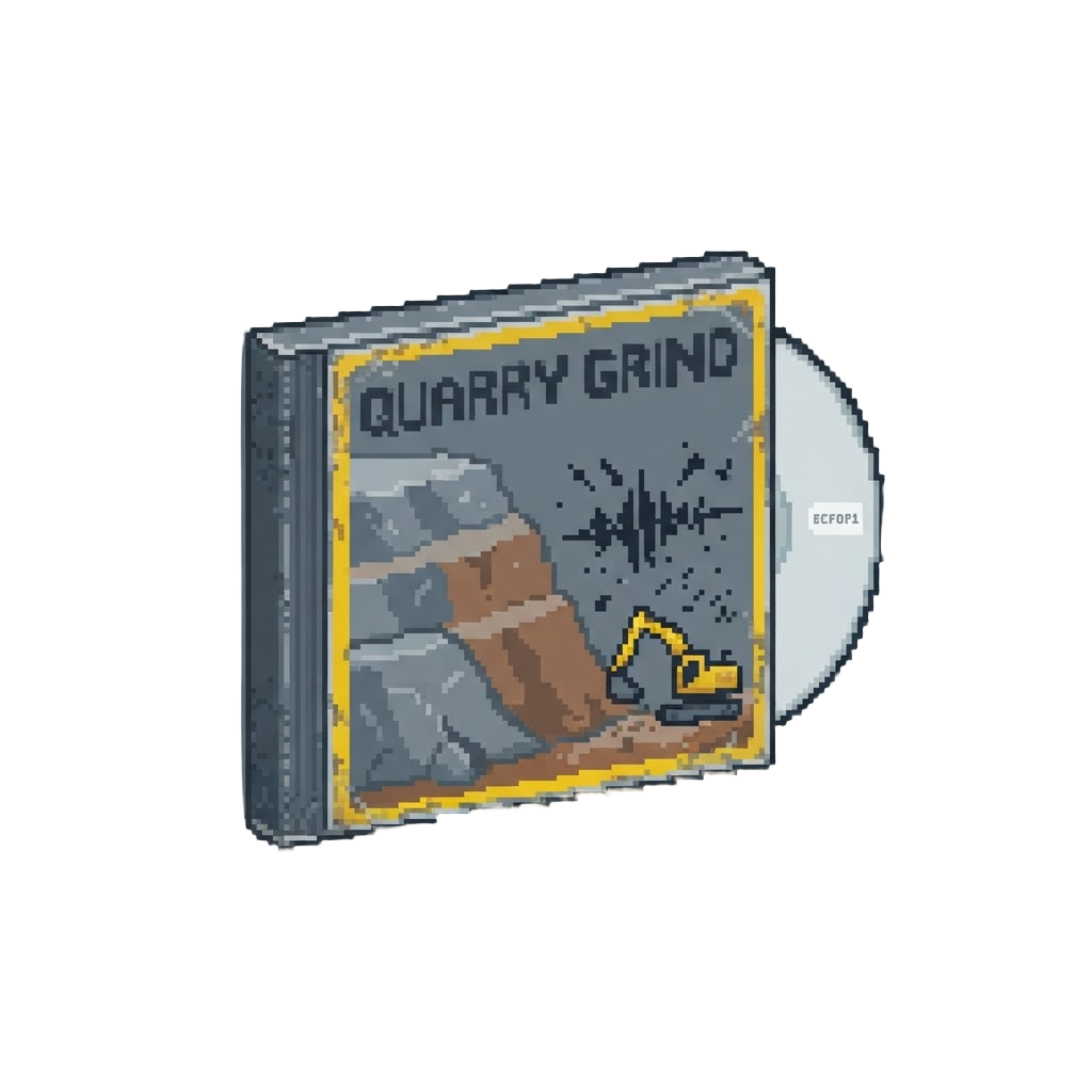 A Bizarre Sound-effects Album of Rock Quarry Grinding