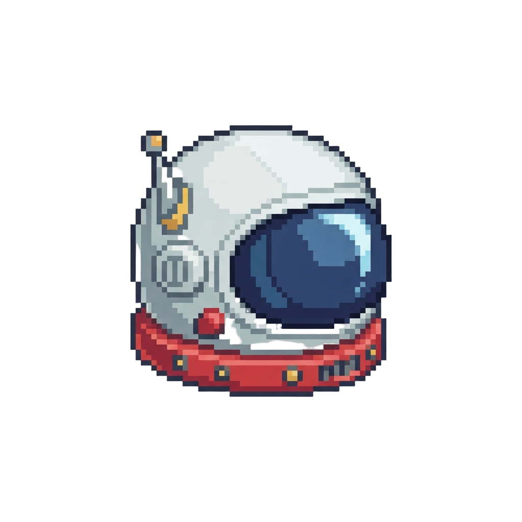A Stray Toy Astronaut Helmet