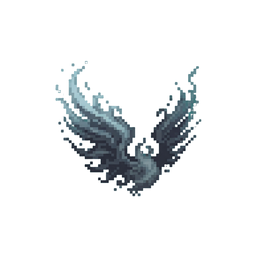 Flickering Smoke Wings That Fade