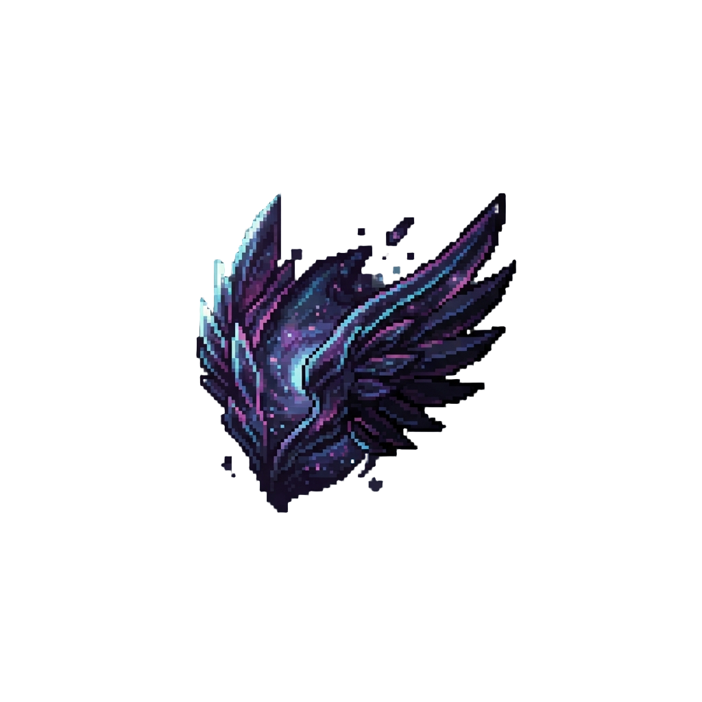 Shadowy Dark-matter Void Wings