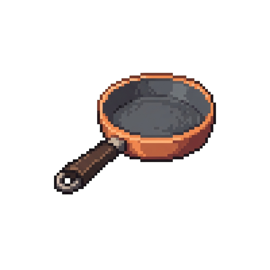 A Non-stick Copper Frying Pan Commercial