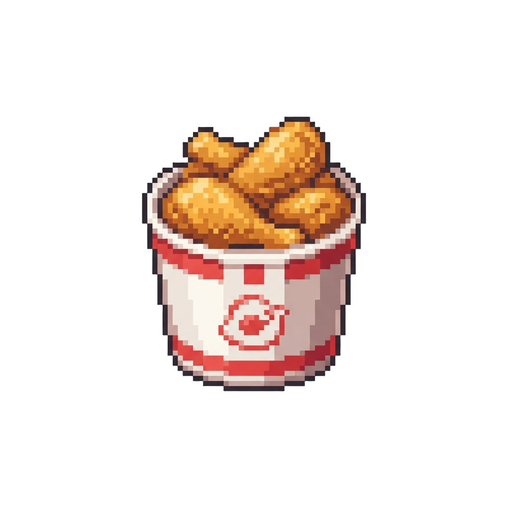 A Crispy Golden Fried Chicken Bucket Commercial