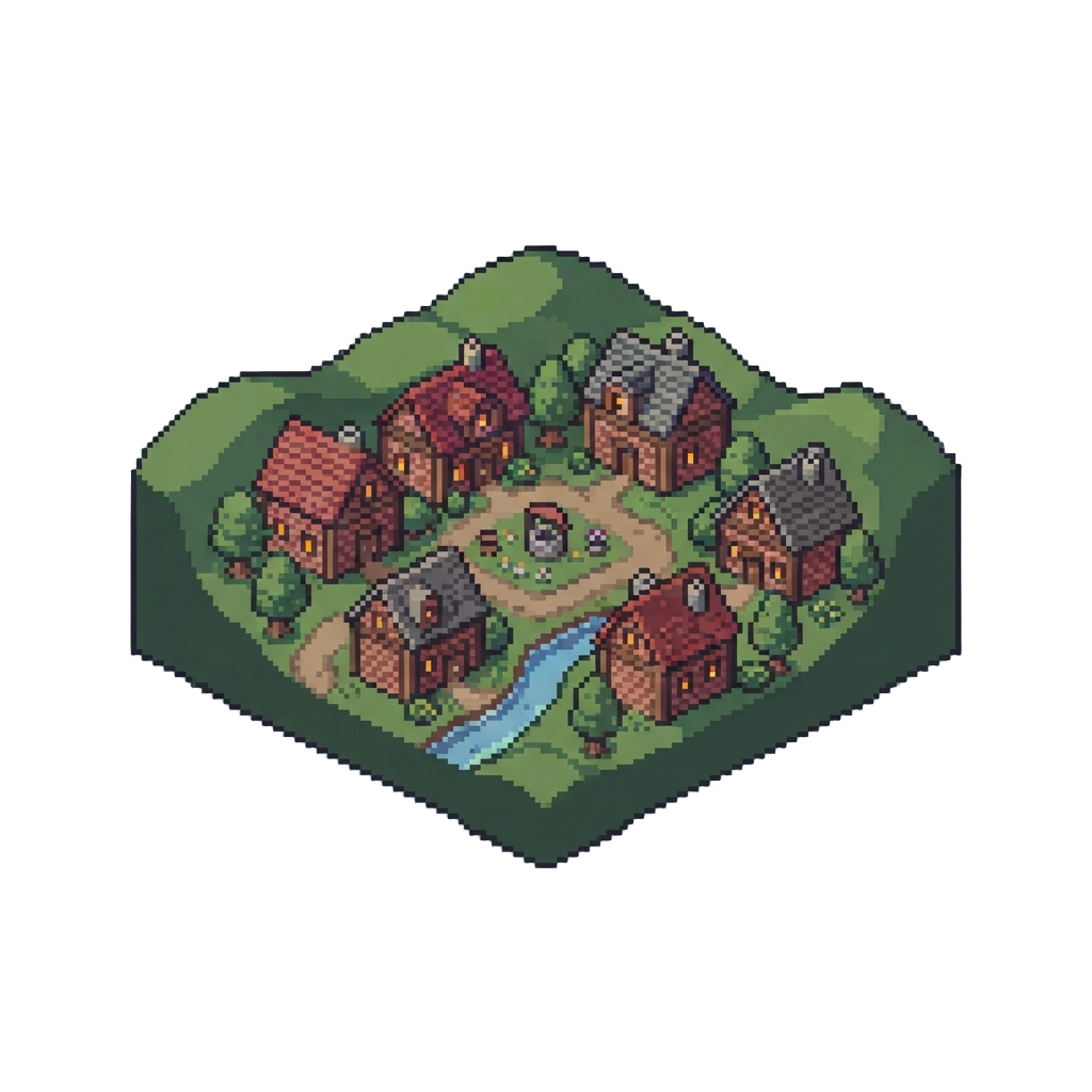 A Tranquil Brick Valley Village