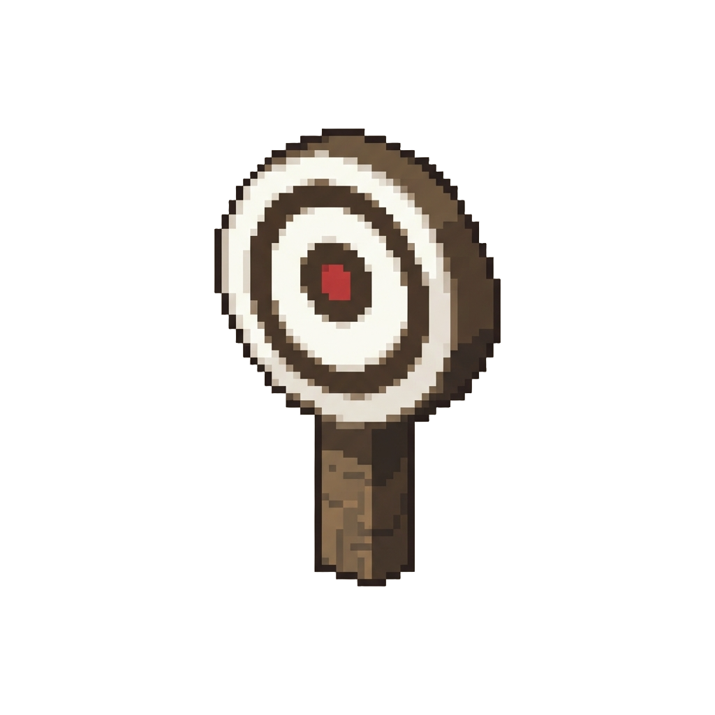 An Unharmed Target Sign