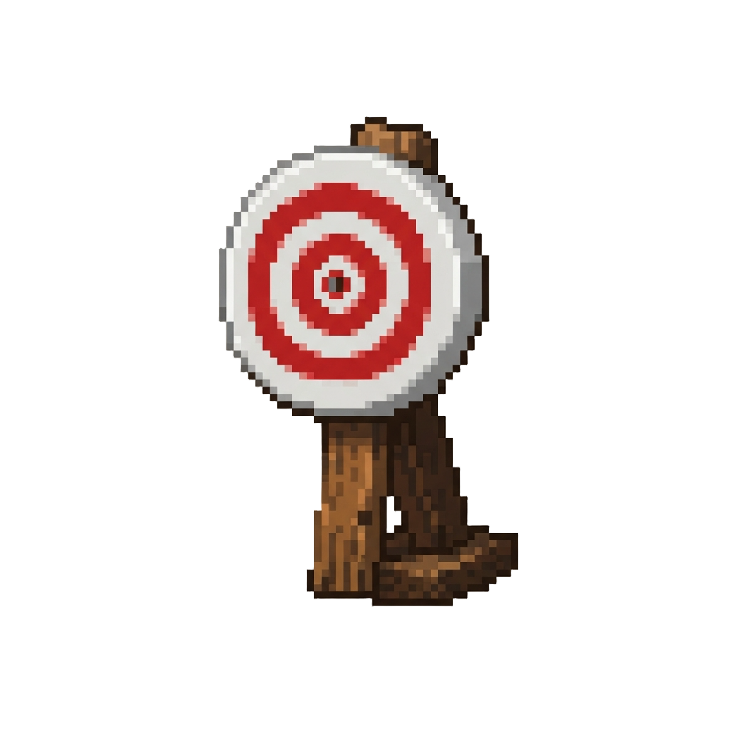 A Perfectly Intact Firing Range Target