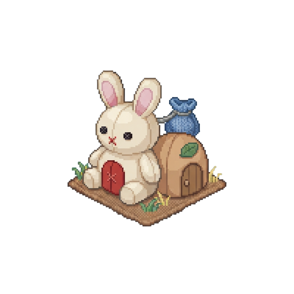 A Settlement of Soft Plush Bunnies