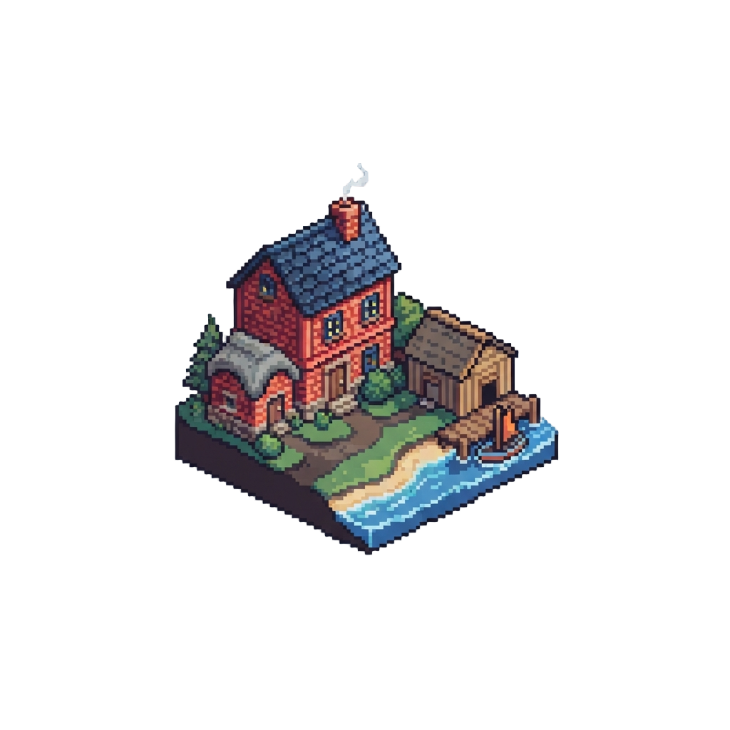 A Cozy Brick Coastal Hamlet