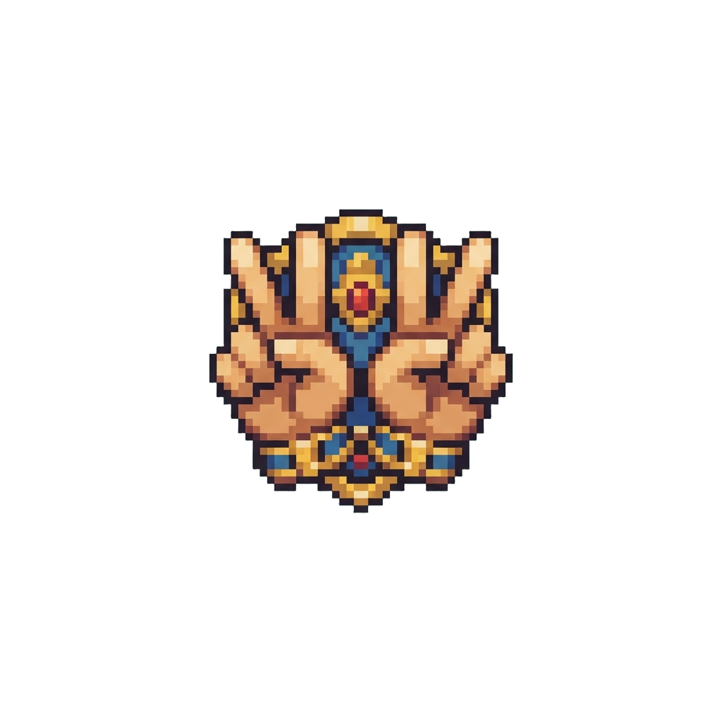 A Double Peace-sign Pose