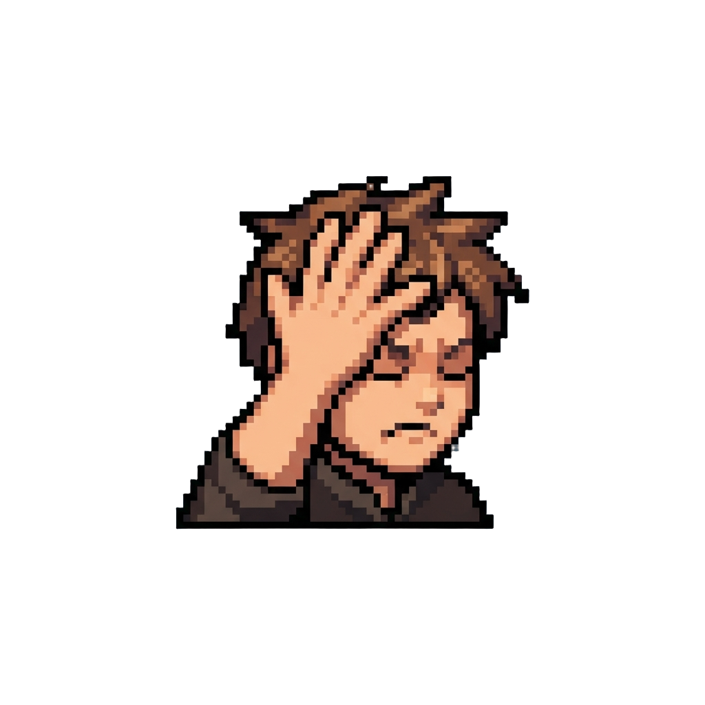 A Comical Slow-motion Facepalm