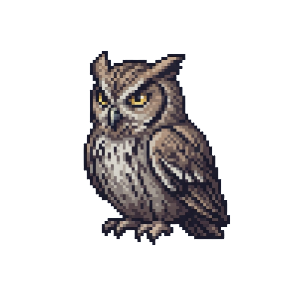 A Fierce Screech Owl