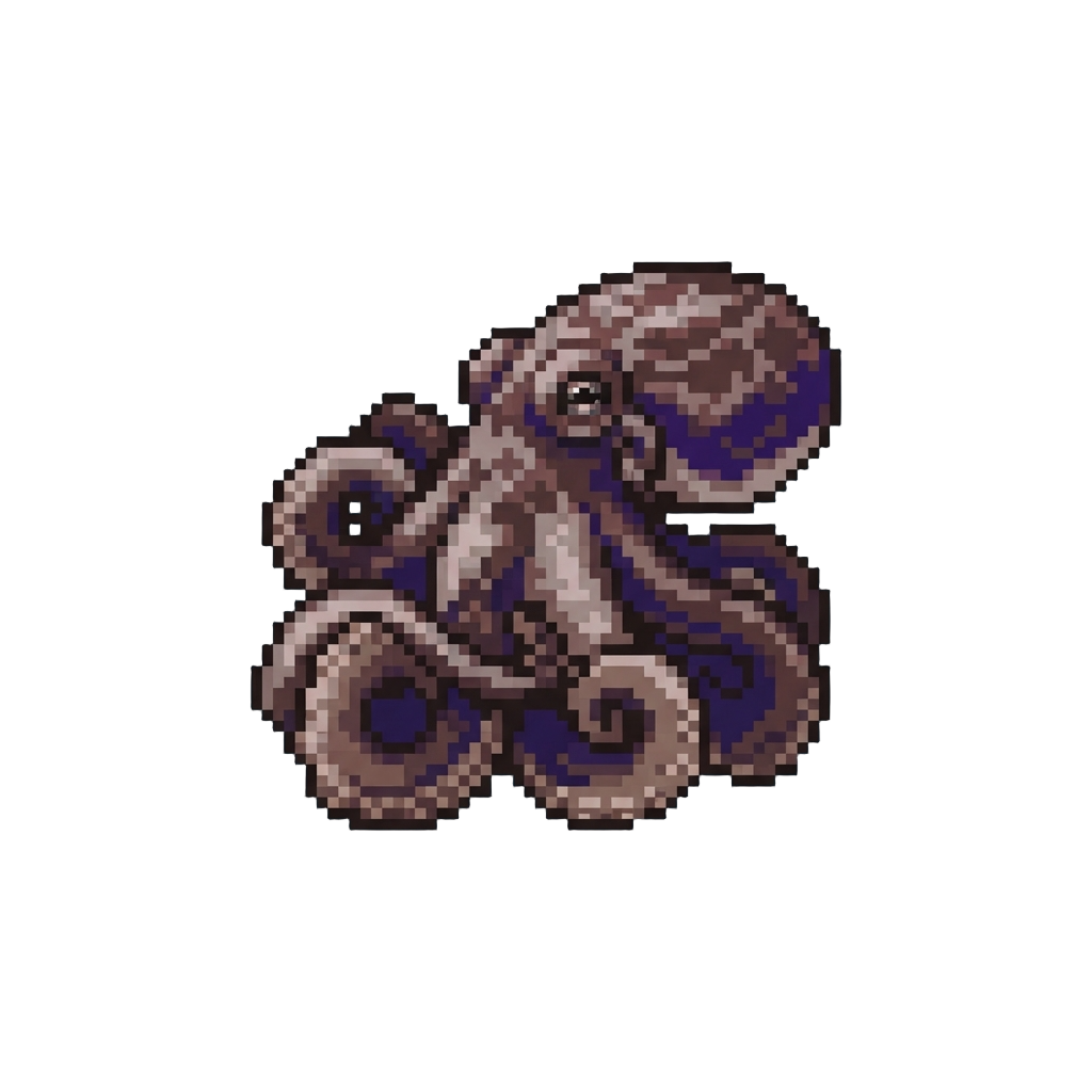 A Massive Mottled Kraken-like Octopus