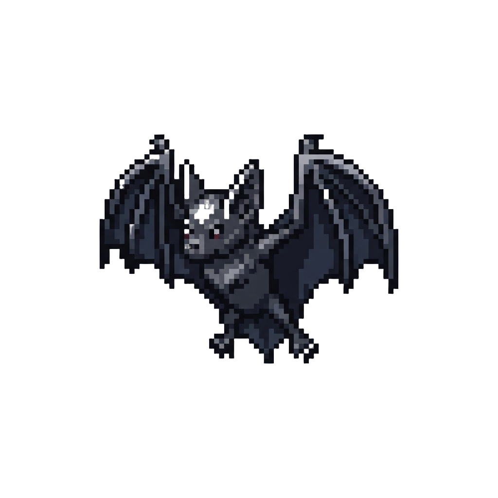 A Majestic Dark-winged Bat
