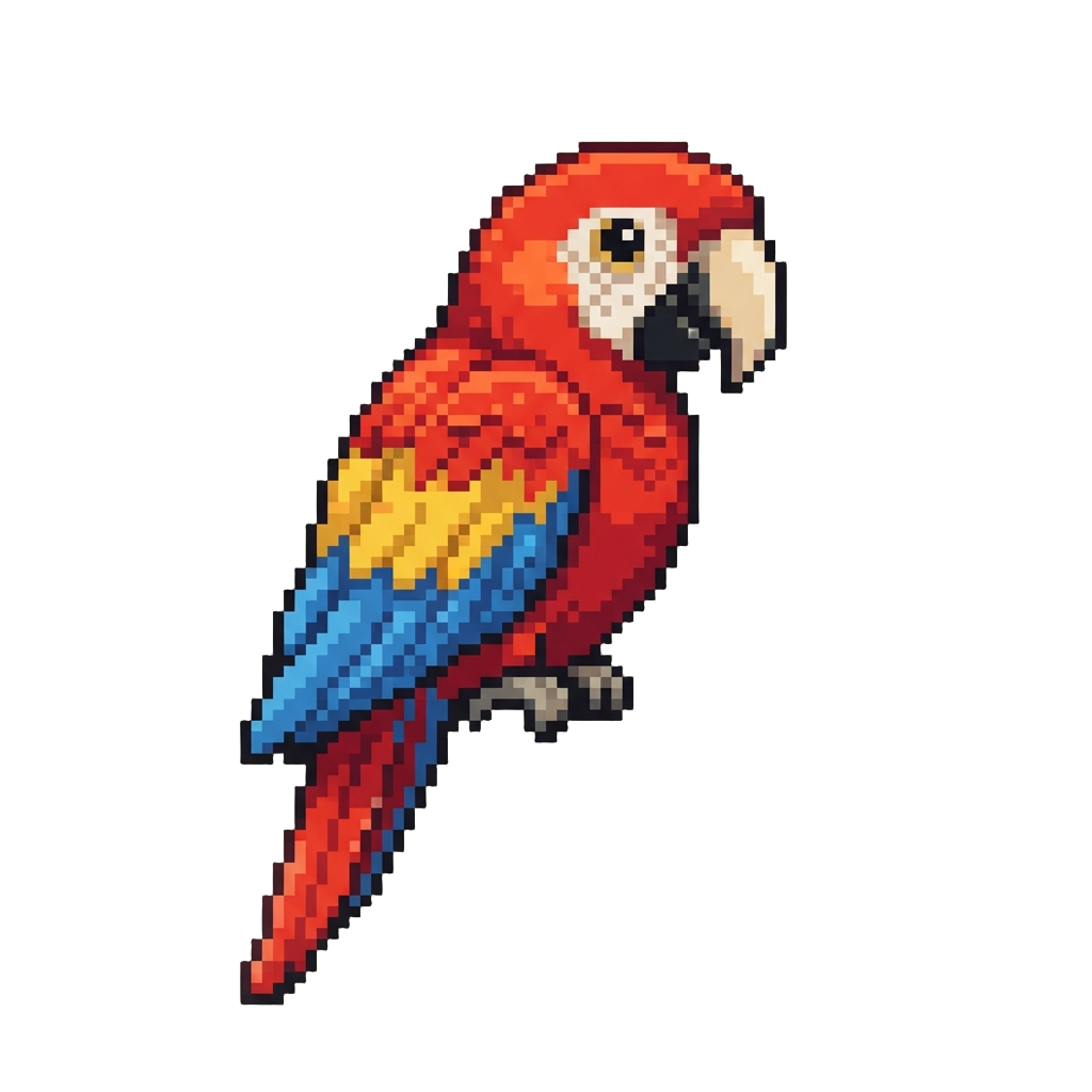 A Massive Scarlet Macaw