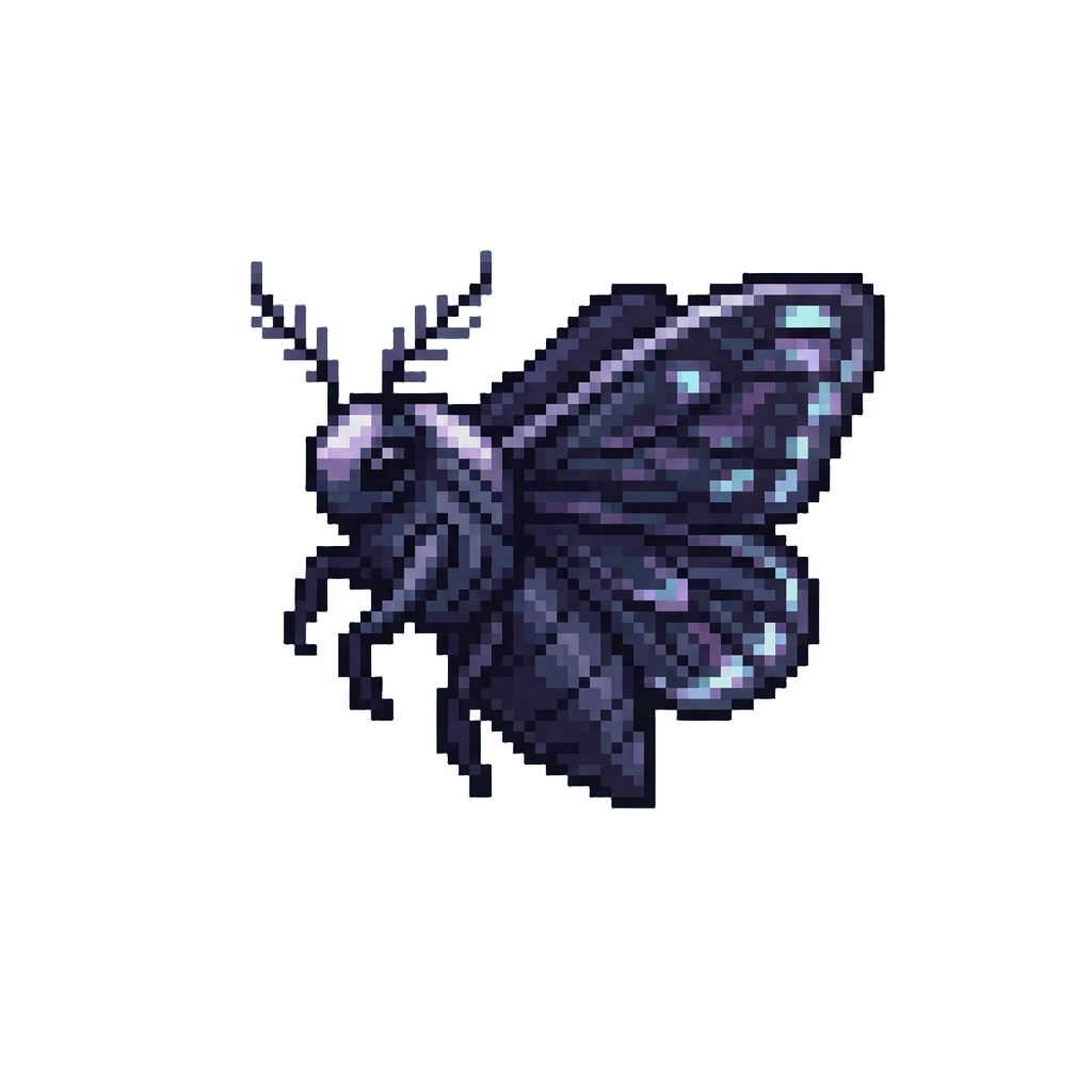 A Spectral Dark Moth