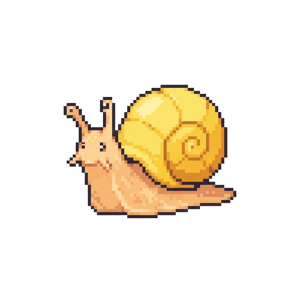 A Friendly Yellow Sea Snail