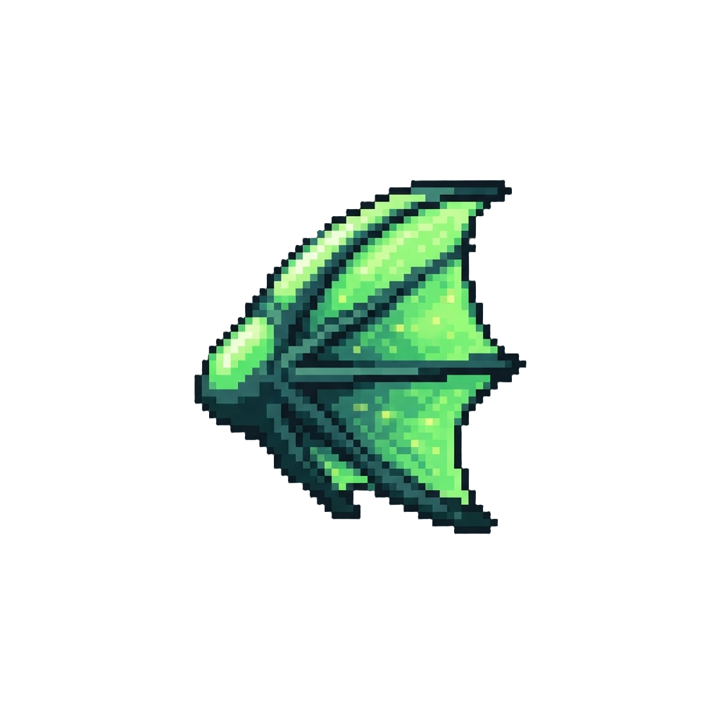 Bioluminescent Neon-green Fins