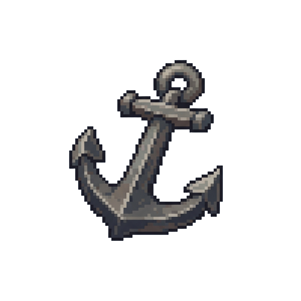 A Classic Anchor Insignia